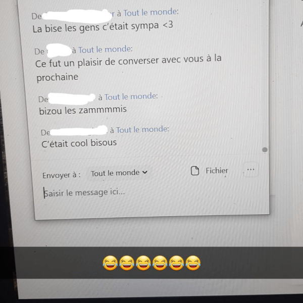 Complicité sur ZOOM
